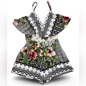 Colorful Romper Dress